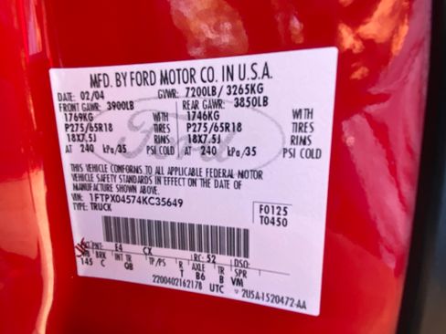 Used 2004 Ford F150 FX4 image 19