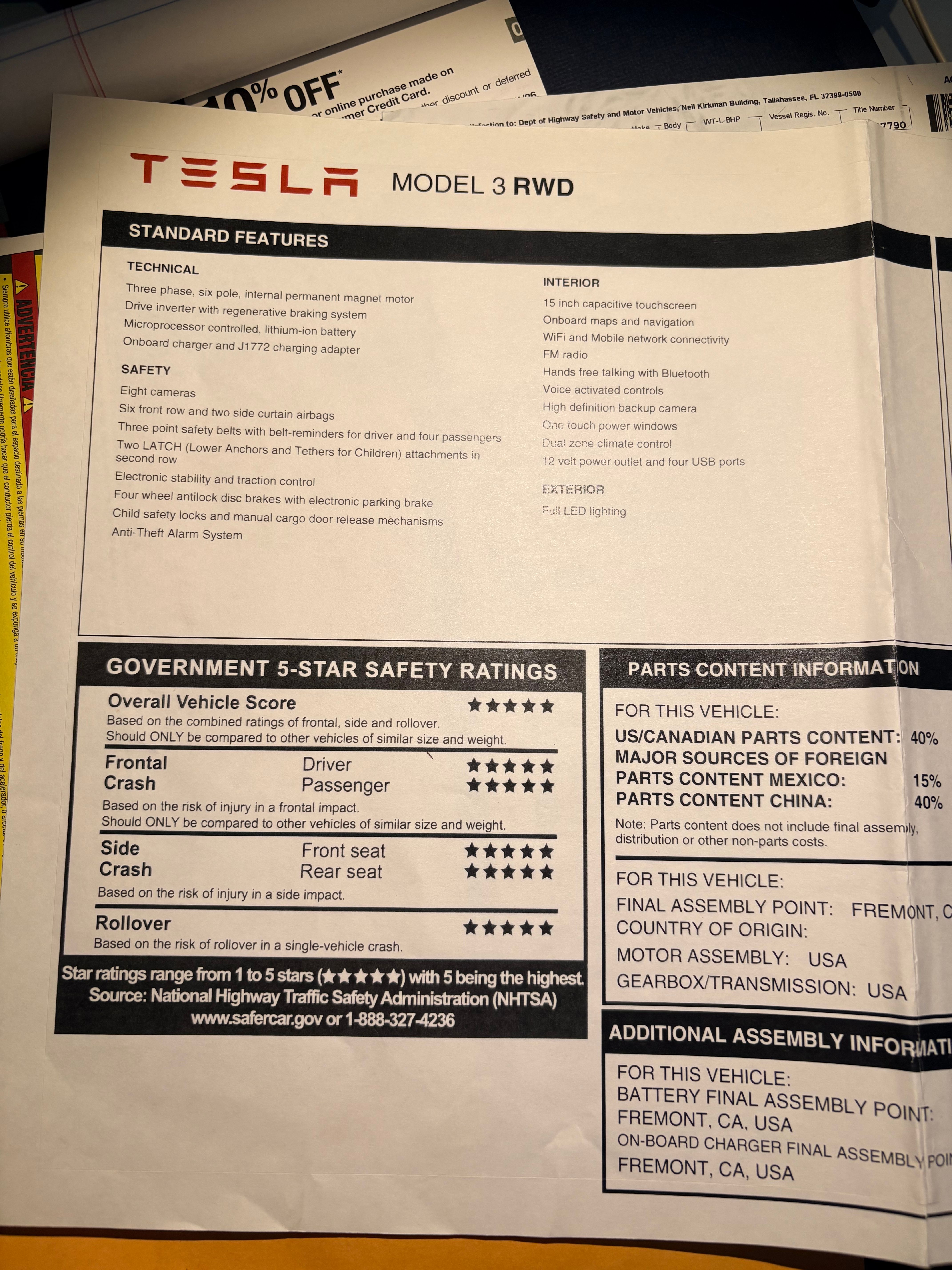Used 2023 Tesla Model 3 Standard Range RWD image 4