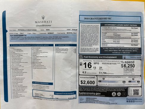 Used 2018 Maserati GranTurismo MC image 17