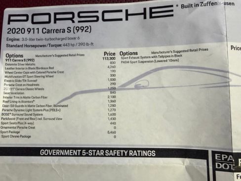 Used 2020 Porsche 911 Carrera S RWD image 15