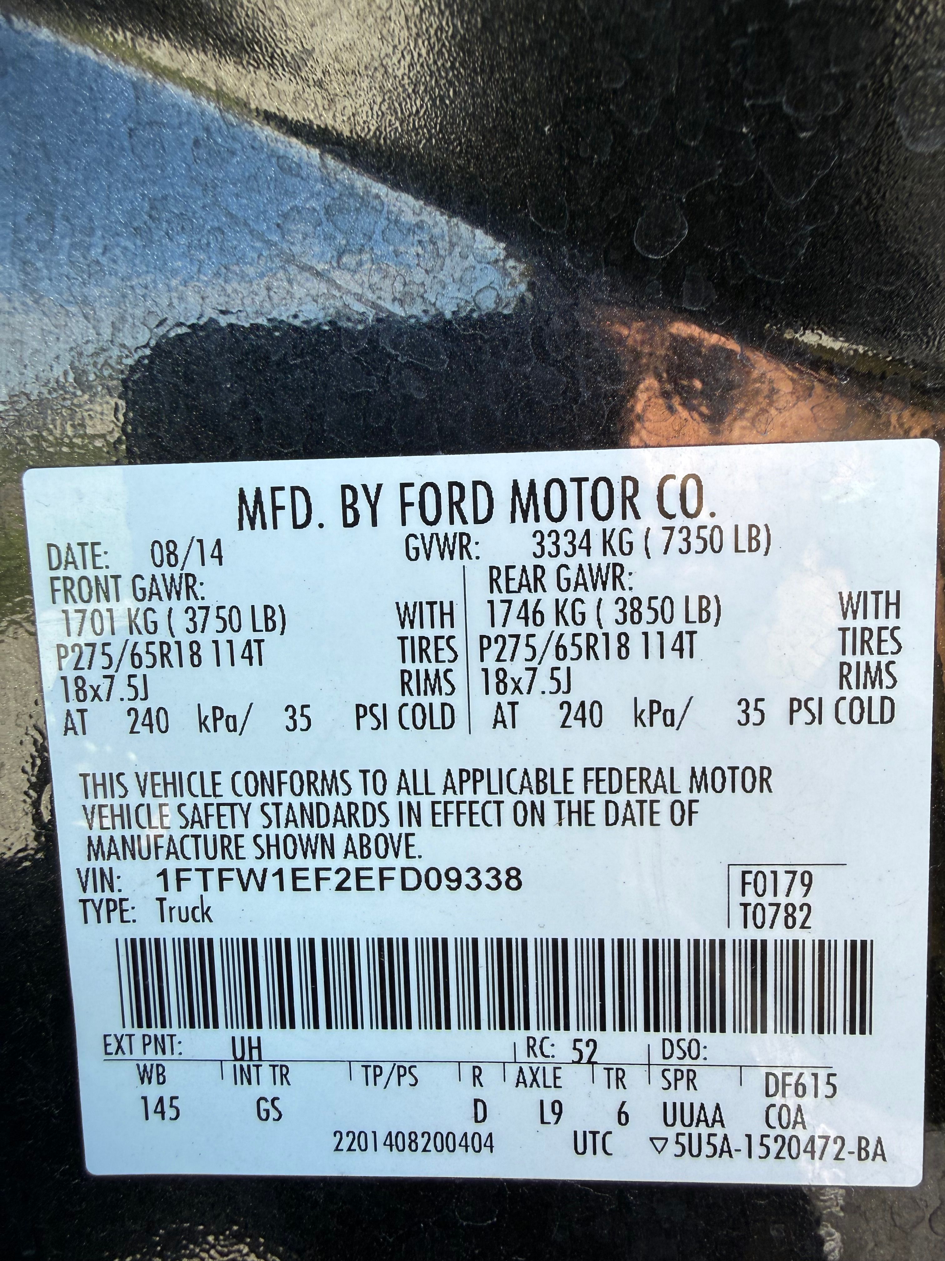 Used 2014 Ford F150 XLT w/ Equipment Group 302A Luxury AWD/4WD image 16