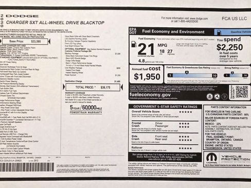 Used 2020 Dodge Charger SXT w/ Blacktop Package image 14