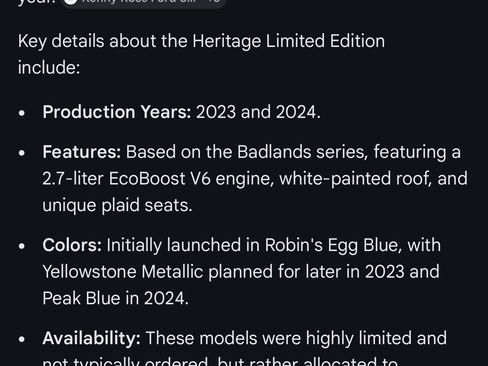 Used 2023 Ford Bronco Heritage Edition image 14