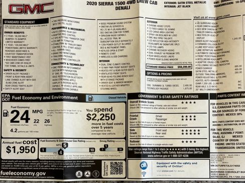 Used 2020 GMC Sierra 1500 Denali w/ Technology Package image 18