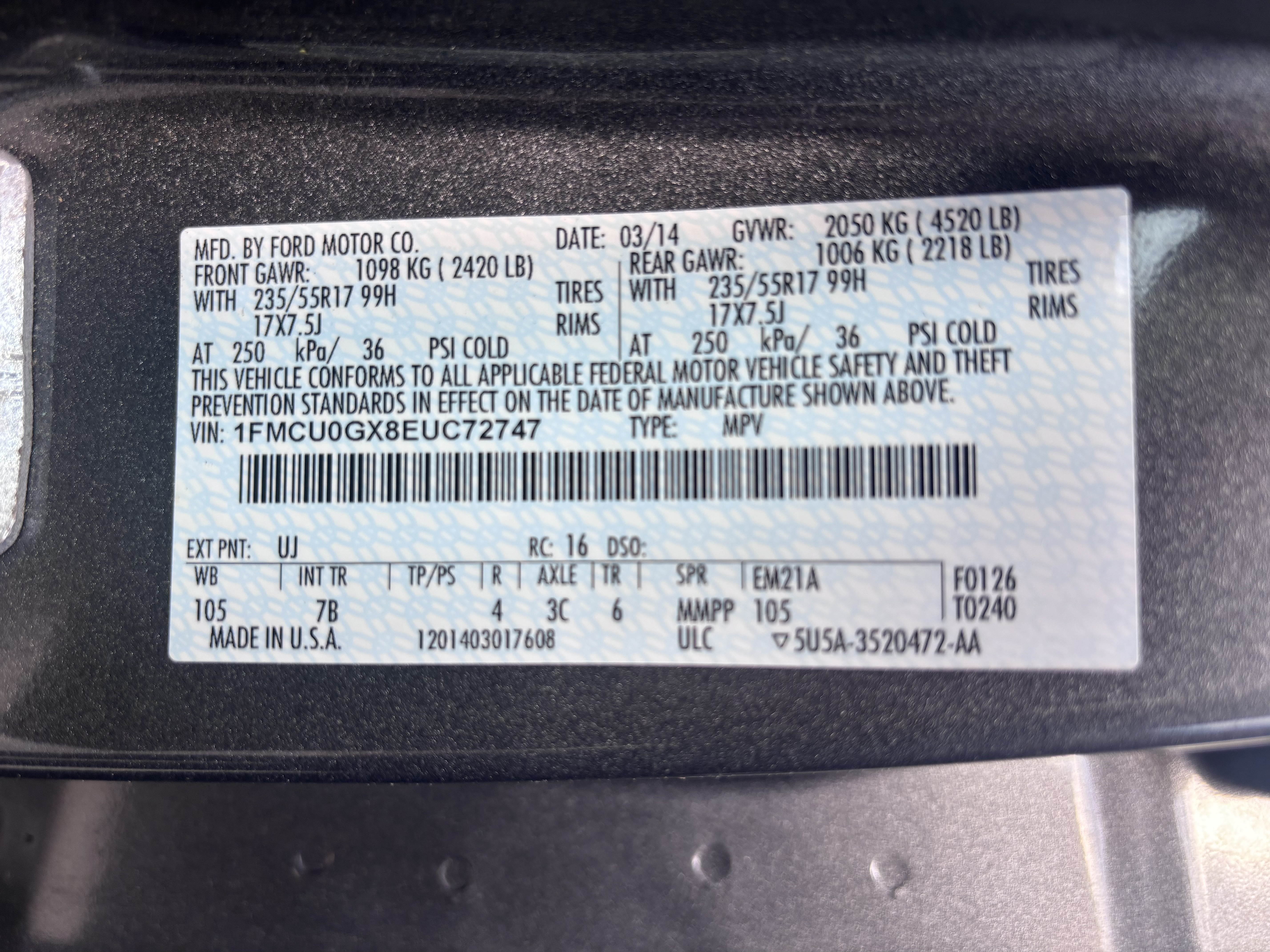 Used 2014 Ford Escape SE FWD image 4