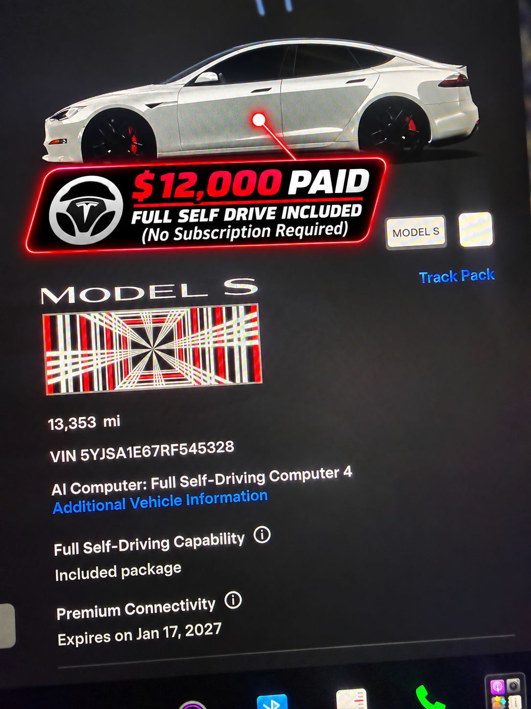 Used 2024 Tesla Model S Plaid AWD/4WD image 16