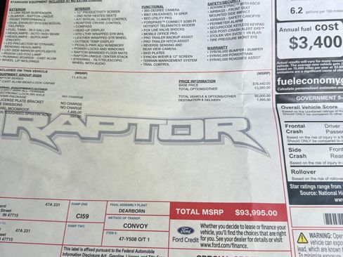 Used 2024 Ford F150 Raptor image 12