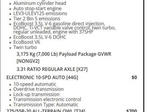 Used 2017 Ford F150 Lariat w/ Equipment Group 502A Luxury image 17