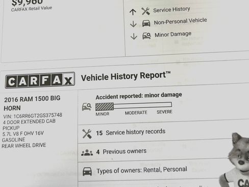 Used 2016 RAM 1500 Big Horn image 6