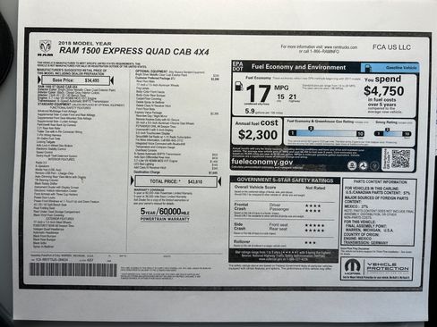 Used 2018 RAM 1500 Express w/ Express Value Package image 24