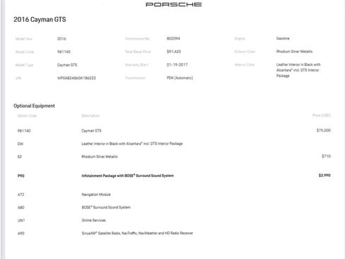 Used 2016 Porsche Cayman GTS image 18