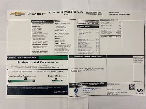 Used 2024 Chevrolet Express 2500 Extended w/ Driver Convenience Package image 16