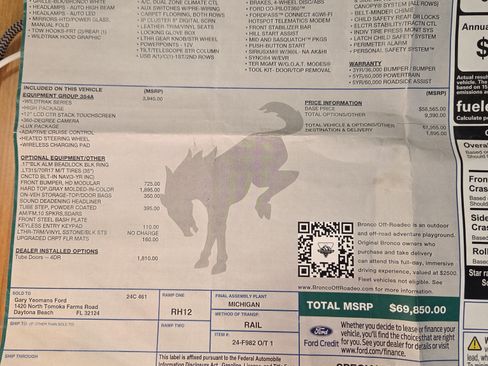 Used 2023 Ford Bronco Wildtrak image 5