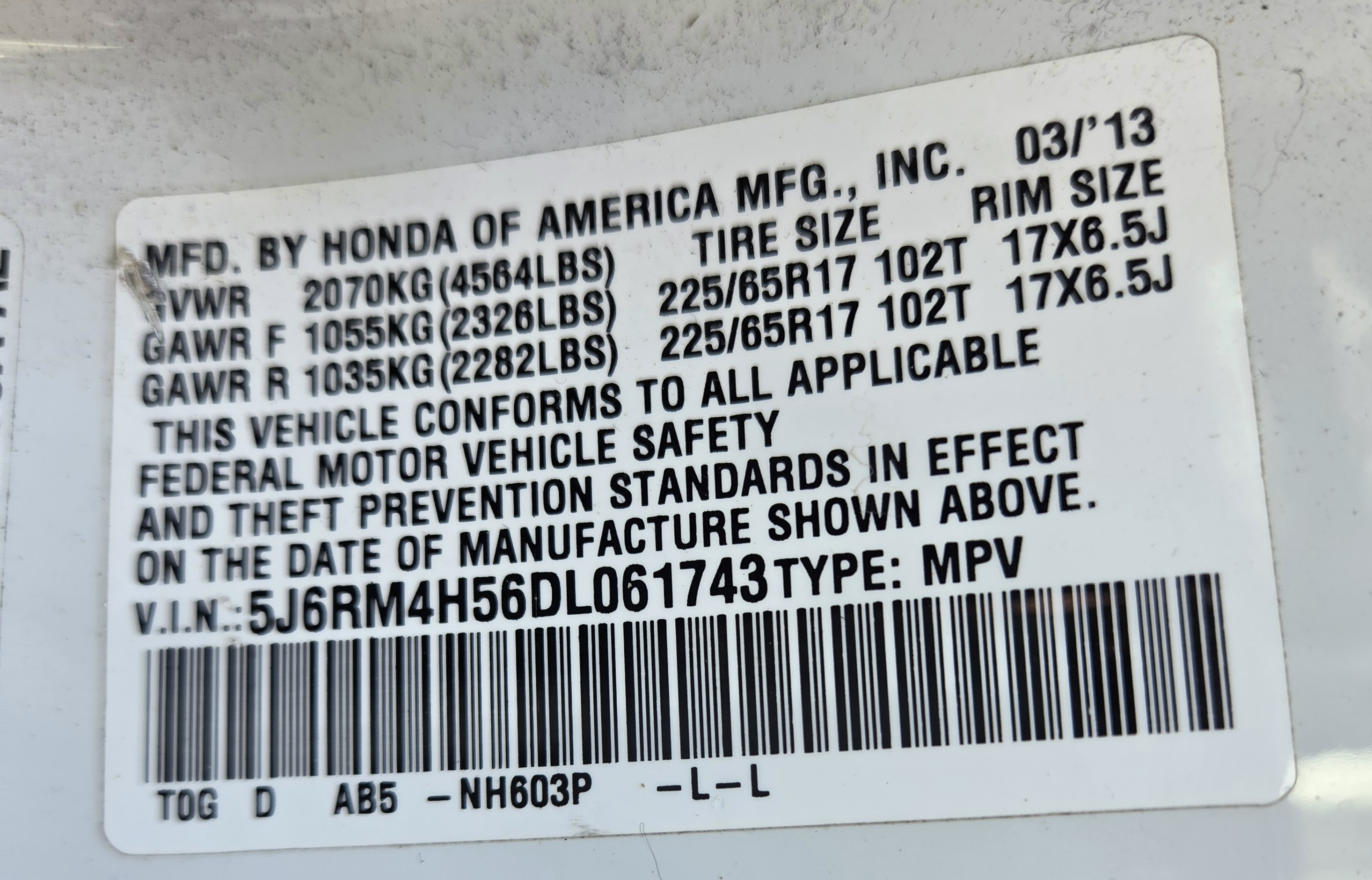 Used 2013 Honda CR-V EX image 13
