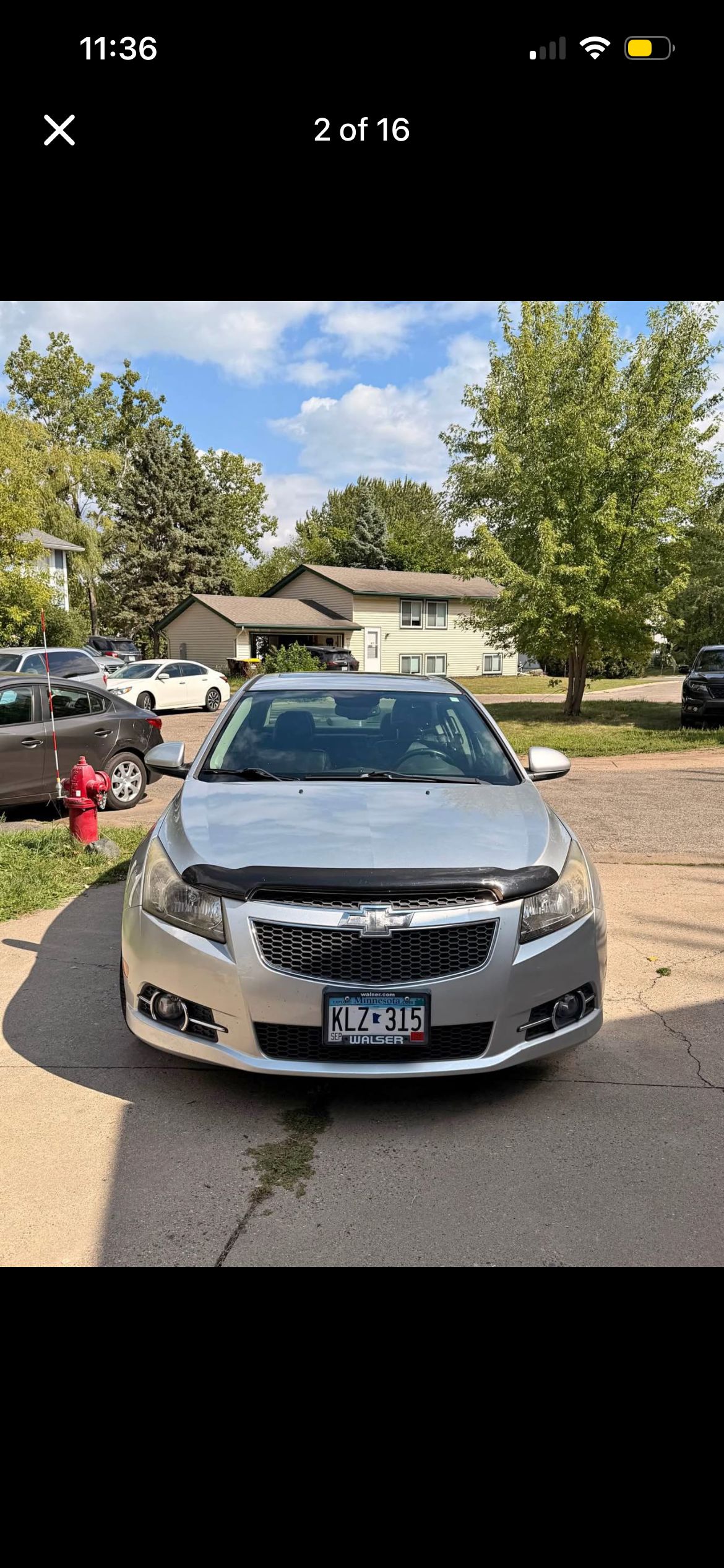 Used 2014 Chevrolet Cruze LTZ w/ RS Package FWD image 2