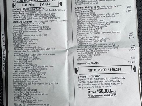 Used 2018 RAM 2500 Laramie w/ Sport Appearance Group image 15