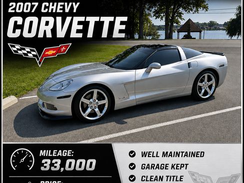 Used 2007 Chevrolet Corvette Coupe w/ Preferred Equipment Group RWD image 16
