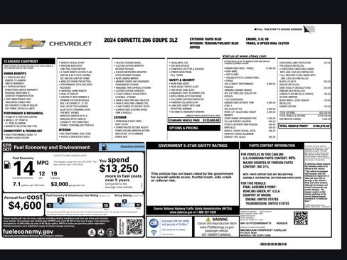 Used 2024 Chevrolet Corvette Z06 w/ Z07 Performance Package image 29