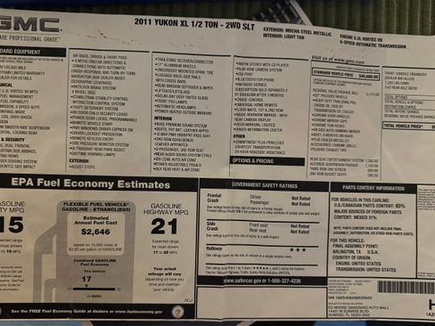 Used 2011 GMC Yukon XL SLT w/ Regional Value Package image 17