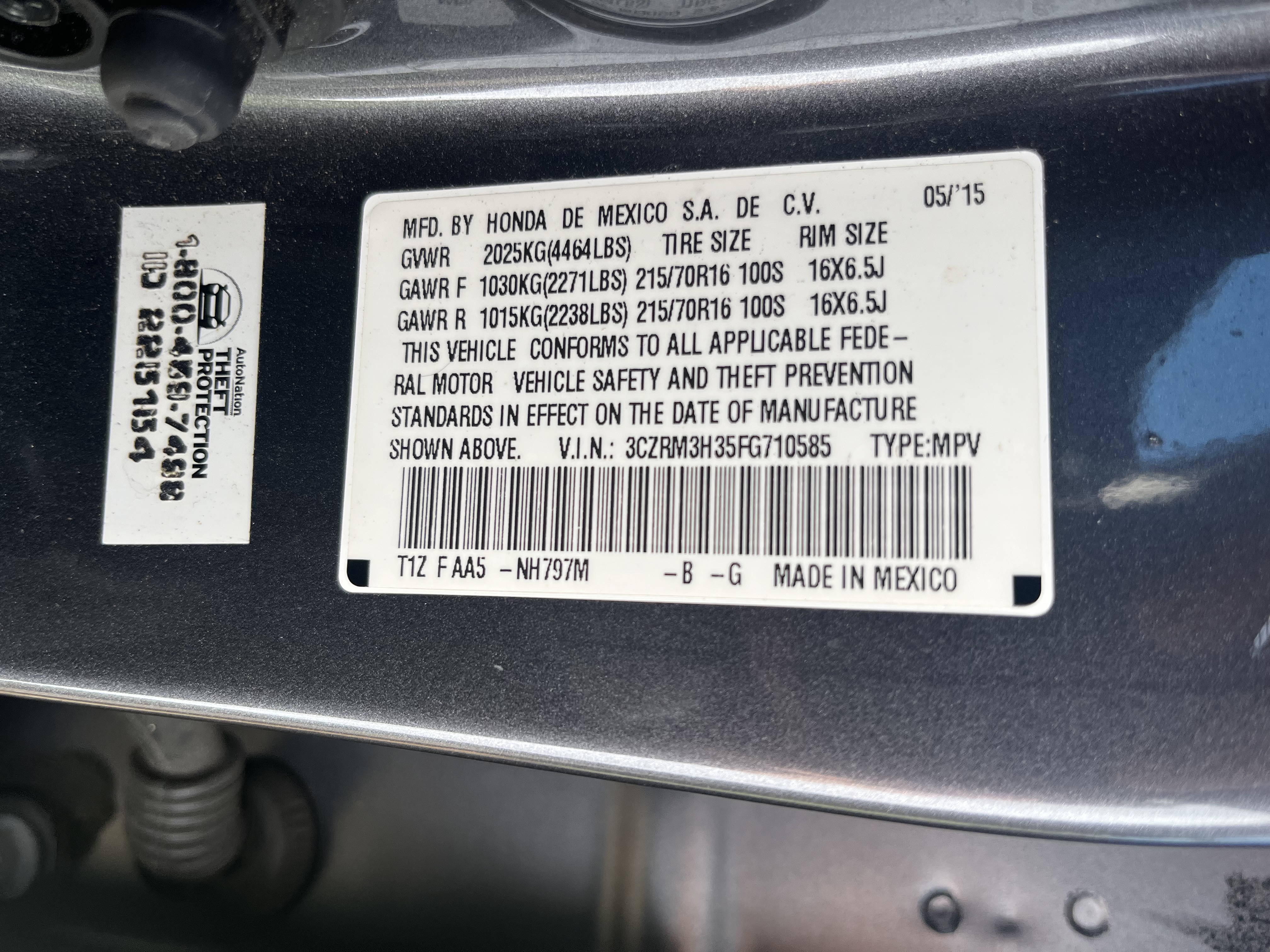 Used 2015 Honda CR-V LX image 12