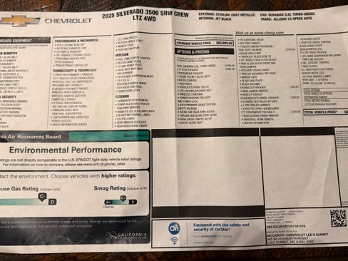 Used 2025 Chevrolet Silverado 3500 LTZ w/ LTZ Plus Package image 2