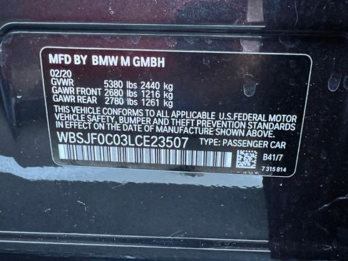 Used 2020 BMW M5 w/ Executive Package image 11