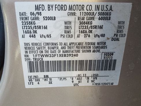 Used 1999 Ford F350 4x4 Crew Cab DRW Super Duty image 17