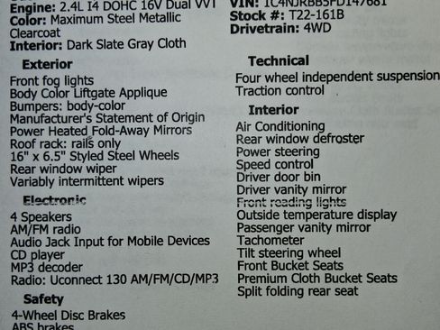 Used 2015 Jeep Patriot Sport w/ Power Value Group image 22