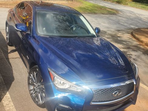 Used 2016 INFINITI Q50 Red Sport 400 image 4