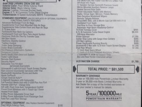 Used 2022 RAM 3500 Laramie image 14