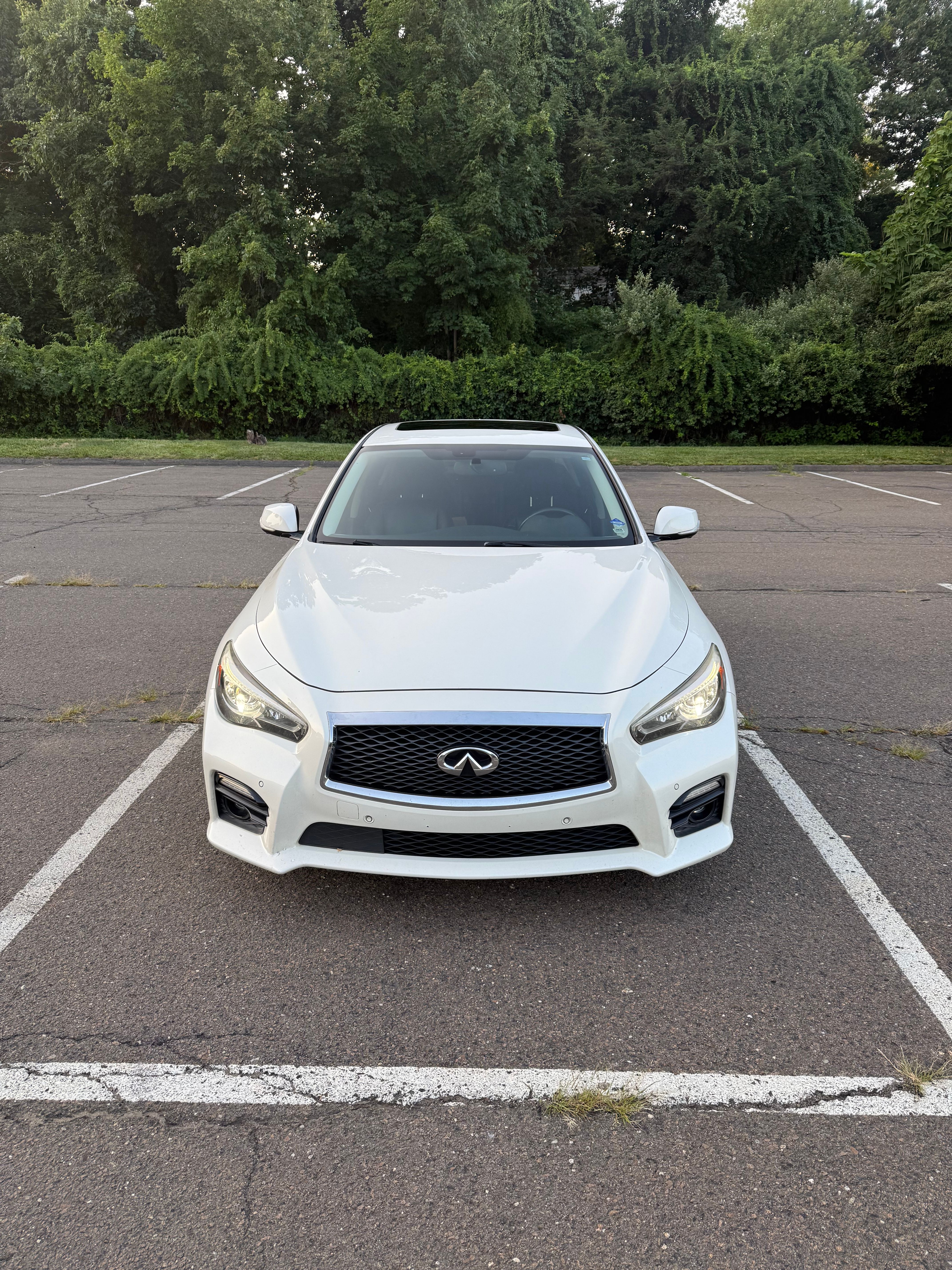 Used 2016 INFINITI Q50 Red Sport 400 AWD/4WD image 1