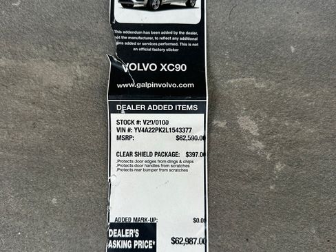 Used 2020 Volvo XC90 T6 Momentum AWD/4WD image 16