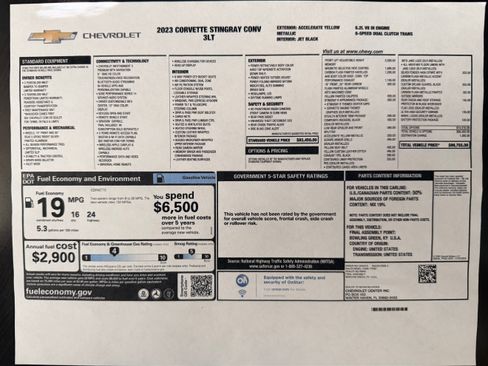 Used 2023 Chevrolet Corvette Stingray Premium Conv image 24