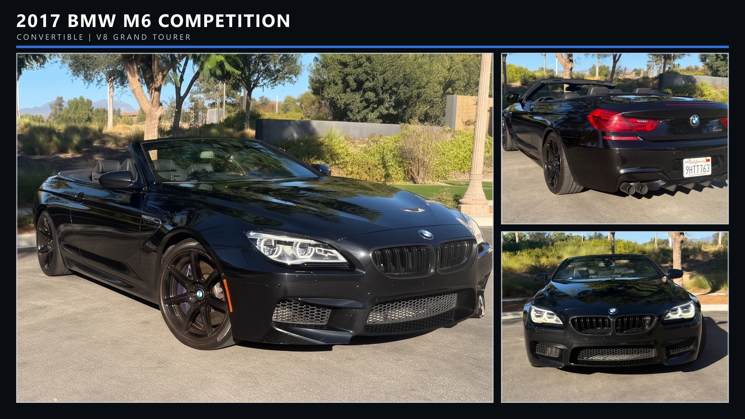 Used 2017 BMW M6 Convertible RWD image 1