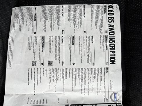 Used 2022 Volvo XC60 B5 Inscription w/ Advanced Package image 10