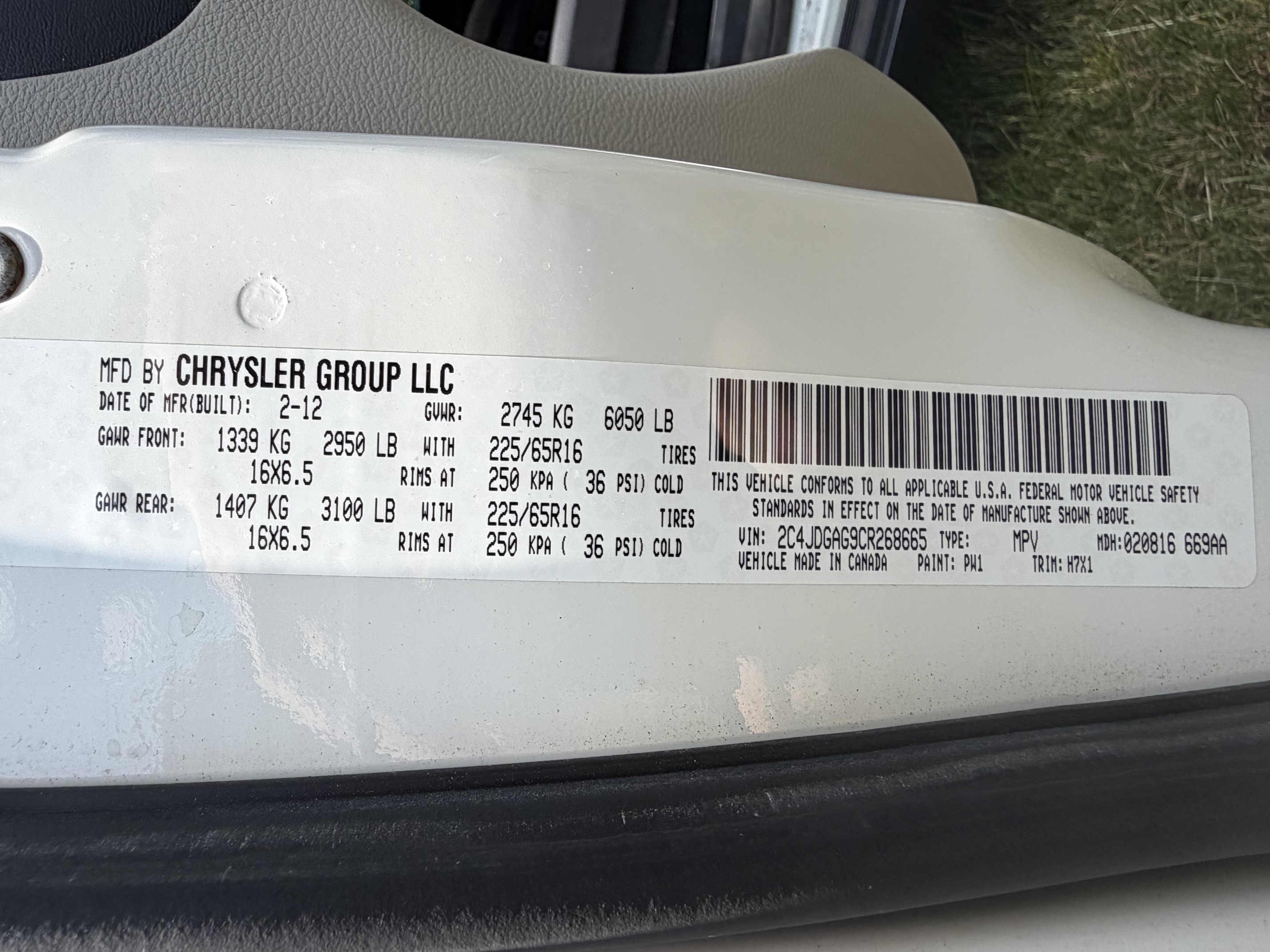 Used 2012 RAM C/V FWD image 8