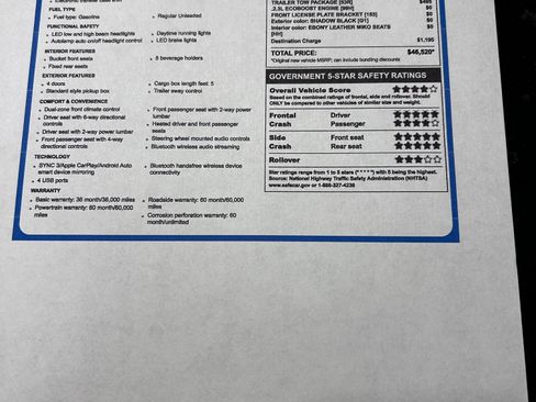 Used 2021 Ford Ranger Lariat w/ Tremor Off-Road Package image 15