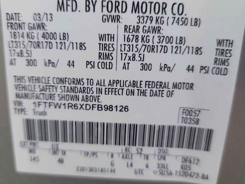 Used 2013 Ford F150 Raptor w/ Luxury Equipment Group image 31