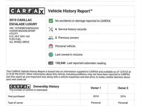 Used 2010 Cadillac Escalade Luxury image 18