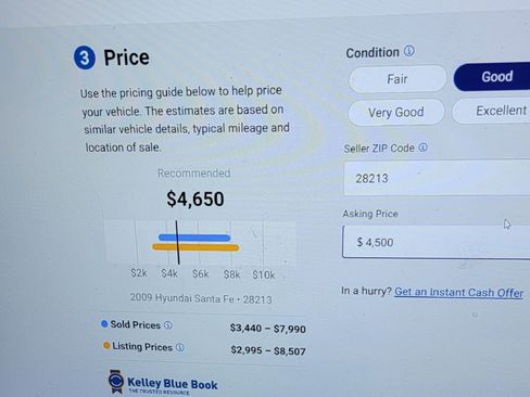 Used 2009 Hyundai Santa Fe Limited image 3