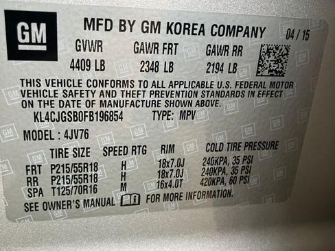 Used 2015 Buick Encore Leather AWD/4WD image 18