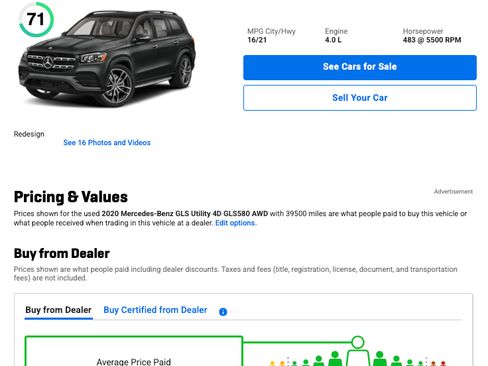 Used 2020 Mercedes-Benz GLS 580 4MATIC image 23