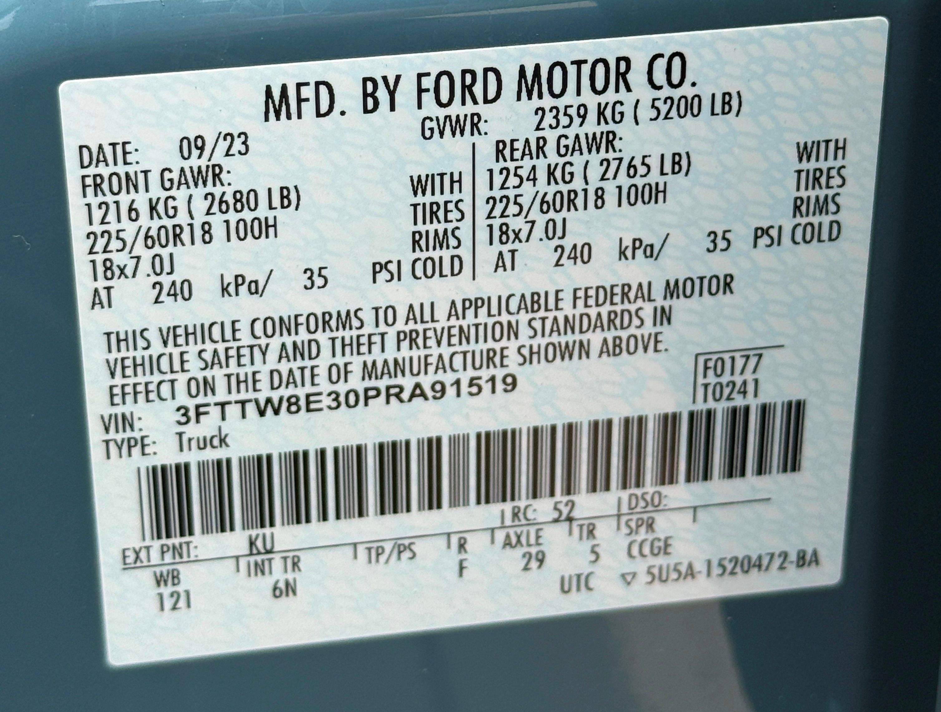 Used 2023 Ford Maverick Lariat w/ Lariat Luxury Package FWD image 25
