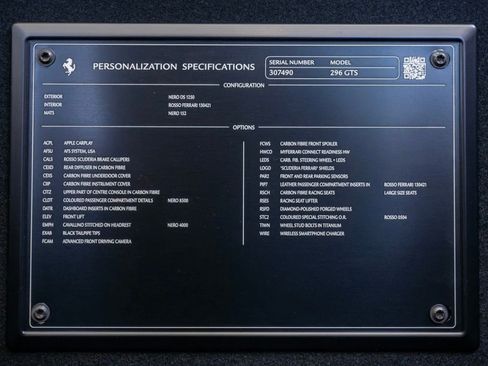 Used 2024 Ferrari 296 GTS image 12