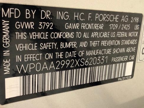 Used 1999 Porsche 911 GT3 RS image 14