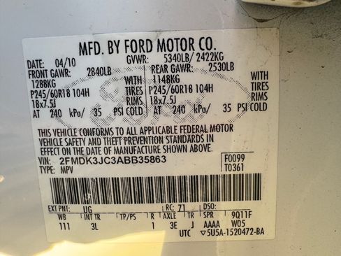 Used 2010 Ford Edge SEL image 13