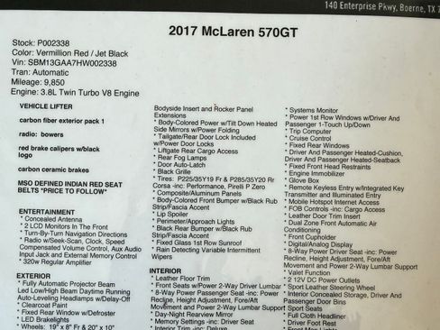 Used 2017 McLaren 570S RWD image 13