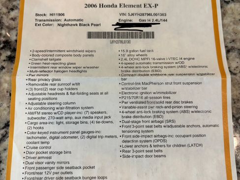 Used 2006 Honda Element EX-P image 27
