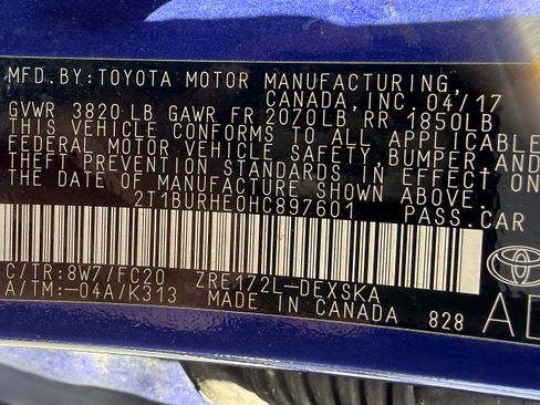 Used 2017 Toyota Corolla SE FWD image 17