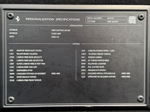 Used 2017 Ferrari 488 Spider RWD image 32